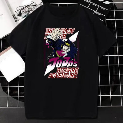 Tricou cu imprimeu grafic JOJO Bizarre Adventure Anime japonez Bărbați Femei Fashion Streetwear Tricou cu mânecă scurtă Plus Size Unisex