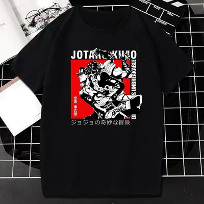 Tricou cu imprimeu grafic JOJO Bizarre Adventure Anime japonez Bărbați Femei Fashion Streetwear Tricou cu mânecă scurtă Plus Size Unisex