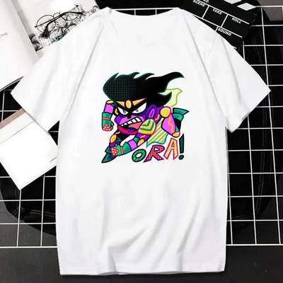 Tricou cu imprimeu grafic JOJO Bizarre Adventure Anime japonez Bărbați Femei Fashion Streetwear Tricou cu mânecă scurtă Plus Size Unisex