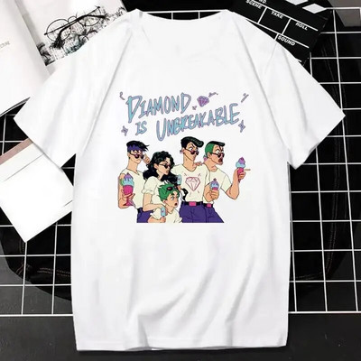 Tricou cu imprimeu grafic JOJO Bizarre Adventure Anime japonez Bărbați Femei Fashion Streetwear Tricou cu mânecă scurtă Plus Size Unisex