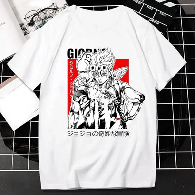 Tricou cu imprimeu grafic JOJO Bizarre Adventure Anime japonez Bărbați Femei Fashion Streetwear Tricou cu mânecă scurtă Plus Size Unisex