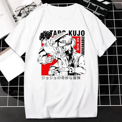 Tricou cu imprimeu grafic JOJO Bizarre Adventure Anime japonez Bărbați Femei Fashion Streetwear Tricou cu mânecă scurtă Plus Size Unisex
