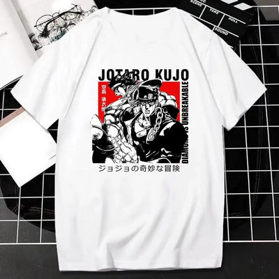 Tricou cu imprimeu grafic JOJO Bizarre Adventure Anime japonez Bărbați Femei Fashion Streetwear Tricou cu mânecă scurtă Plus Size Unisex