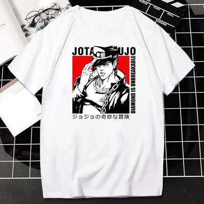 Tricou cu imprimeu grafic JOJO Bizarre Adventure Anime japonez Bărbați Femei Fashion Streetwear Tricou cu mânecă scurtă Plus Size Unisex
