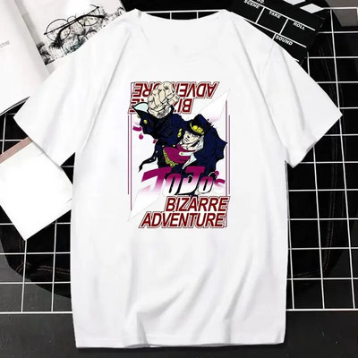 Tricou cu imprimeu grafic JOJO Bizarre Adventure Anime japonez Bărbați Femei Fashion Streetwear Tricou cu mânecă scurtă Plus Size Unisex