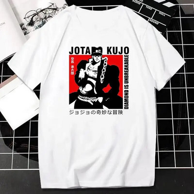 Tricou cu imprimeu grafic JOJO Bizarre Adventure Anime japonez Bărbați Femei Fashion Streetwear Tricou cu mânecă scurtă Plus Size Unisex