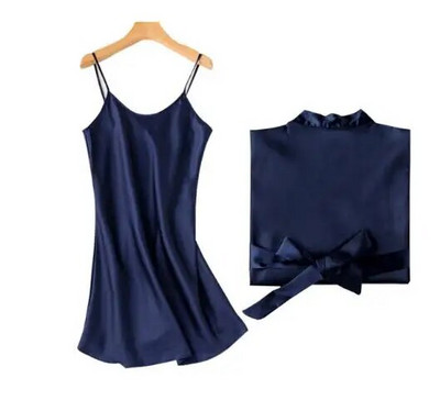 1PC/2PCS mladenka djeveruša ogrtač sa slovima remek haljina majka sestra mladenka vjenčani dar ogrtač kimono satenski ogrtač