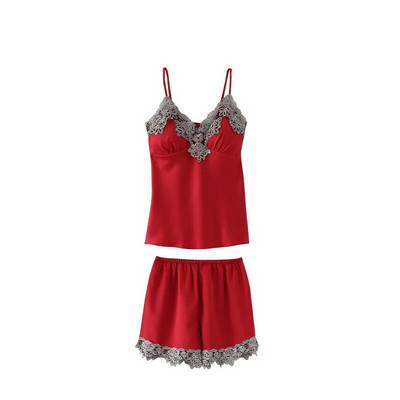 Novi dolazni ženski seksi kompleti satenskih ogrtača i haljina od čipke, besplatna dostava Ženski luksuzni modni komplet pidžama