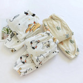 2024. Jesen/zima Nove pidžame Zimske ženske koraljne plišane zadebljane plišane duge rukave + duge hlače Slatko slobodno kućno krzno od flanela