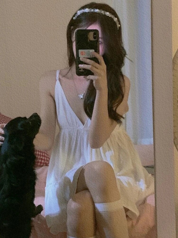 Mini hálóingek női szexi divat puha nyári ujjatlan napi hát nélküli egyszerű tömör elegáns, bő forma összehajtható hálóruha meleg