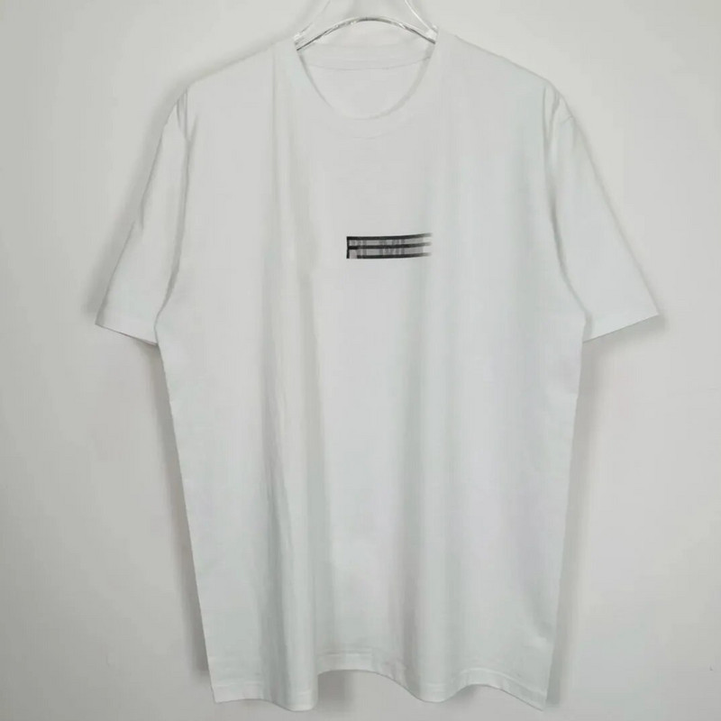 Nagy méretű női A legjobb minőségű 23SS MOTION LOGO TEE Férfi Női Homályos nyomtatás Rövid ujjú pamut alkalmi póló Ingyenes szállítás