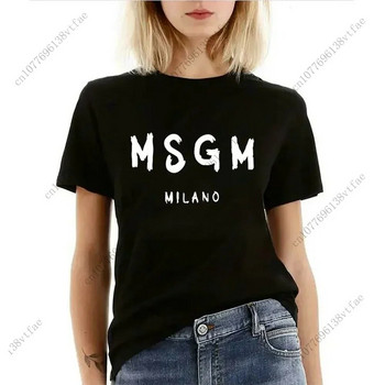 Дамско висококачествено дамско облекло с голям размер, тениска с къс ръкав с анимирани букви Марка Vintage Desgin Нова дамска тениска