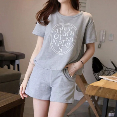 Moteriški drabužiai miegui Puikūs namų kostiumai pižamos trumpomis rankovėmis pižamos rinkinys 2022 m. moteriškas pižamos Patogios mergaičių pavasario ir vasaros pižamos