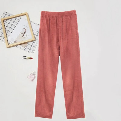 Nove proljetne hlače za 2024. Studentske tople koraljne baršunaste pidžame hlače Hlače za dječake Hlače za djevojčice Jesen Zimske hlače Ženske kućanstva
