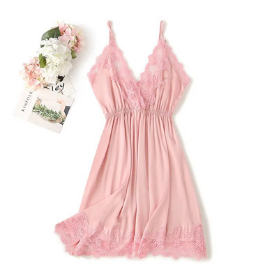 Seturi de pijamale pentru femei Cămașă de noapte sexy cu decolteu în V Robă din satin Îmbrăcăminte acasă Halat de baie + Mini rochie de noapte Costum de pijamă