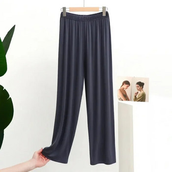 Modal Παντελόνι Πυτζάμα Γυναικείες καλοκαιρινές πιτζάμες Ρούχα Λεπτό ψηλόμεσο Drop Cool παντελόνι Casual Home ίσιο παντελόνι σκουπίσματος