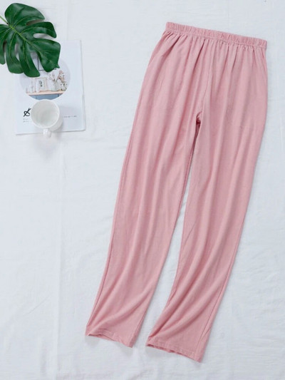 Sleep Bottoms Γυναικεία Casual Solid Minimalist Unisex Βαμβακερές πιτζάμες Παντελόνι Lounge Wear Γυναικεία Sleepwear Μαλακά ρούχα για το σπίτι Νέα μόδα