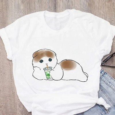 Μπλουζάκι Cartoon Plus Size Harajuku Γυναικείο T-shirt Cat Funny Graphic T-shirt 90s Print T-shirt Fashion Aesthetic Top Tee Female