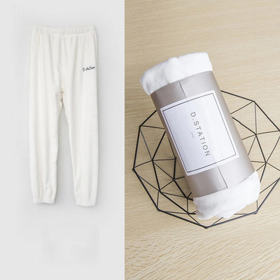 Sleep Bottoms Női Otthoni Nadrág Őszi Nyomtatott Pizsama Nadrág Pamut Női Elasztikus húzózsinór széles szárú Nadrág Laza nappali viselet