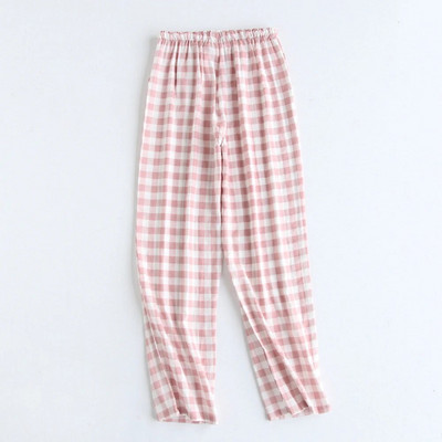 Sleep Bottoms Női Otthoni Nadrág Őszi Nyomtatott Pizsama Nadrág Pamut Női Elasztikus húzózsinór széles szárú Nadrág Laza nappali viselet