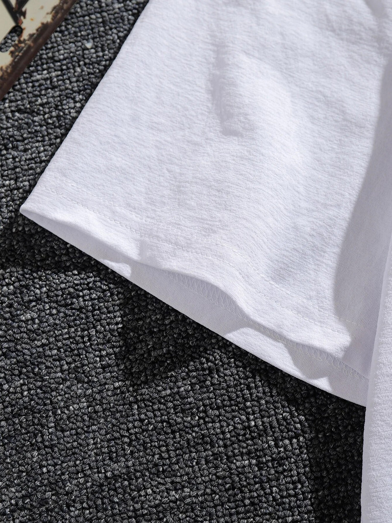 Női pamut póló nagy méretű alsó póló 3D LOVE nyomtatott környakú póló túlméretezett mell rövid ujjú póló