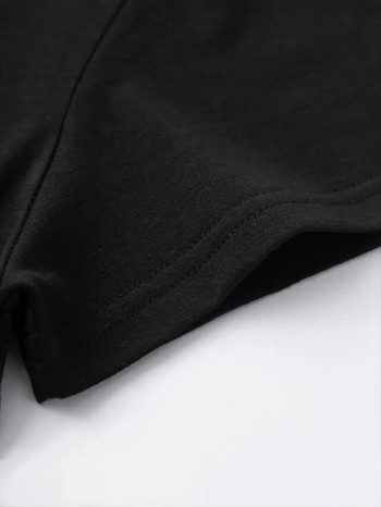 Голям бюст Дамска тениска Аниме Момиче щампа Micro Stretch Плюс размер Дамска памучна тениска Модна улична ежедневна тениска Удобна