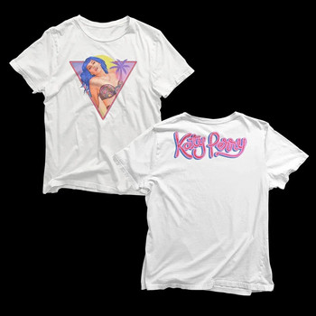 Katy Perry Peripheral Same Short Sleeve T-Shirt Street Retro style Големи размери Дамски широки памучни женски висококачествени горнища