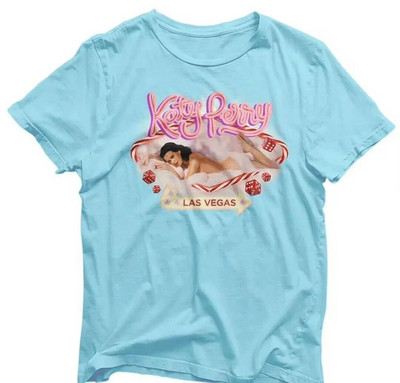 Katy Perry Peripheral Same trumpomis rankovėmis marškinėliai Street Retro stiliaus Didesnio dydžio moteriškos laisvos medvilnės moteriškos aukštos kokybės viršutinės dalies