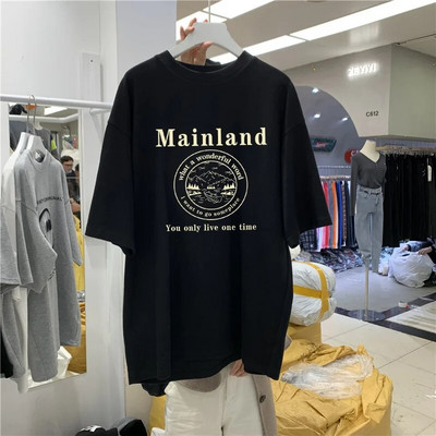 Dámske módne značkové tričká Bavlnené tričká Plus Size Dámske tričká s krátkym rukávom Oblečenie Doprava zdarma