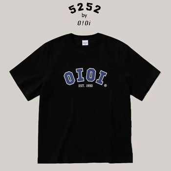 Summer Plus Size Γυναικεία Κορεάτικα μπλουζάκια με εξειδικευμένες επωνυμίες Ioio Letter εκτύπωση ΚΟΡΥΦΑΙΟ Βαμβακερό ανδρικό εξειδικευμένο μπλουζάκι μόδας ρούχα