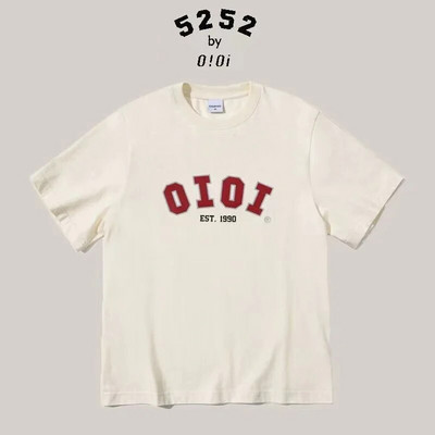 Vară Plus Size Femei Branduri de nișă coreeană Tricou Ioio Imprimare cu litere TOP supradimensionat Bumbac Bărbați Branduri de nișă Tricou Haine de modă