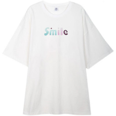 Suures suuruses naiste T-särk 3D-prindiga puuvillane T-särk 200KG Paksu Tüdruku Tsärgi Alumine Särk Ümarkaelusega tänavatopsid