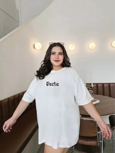 Βαμβακερό μπλουζάκι στήθος 47 ιντσών Γυναικείο μπλουζάκι 3D με στάμπα γράμματα με τυπωμένο κάτω μέρος Μπλουζάκια με στρογγυλή λαιμόκοψη