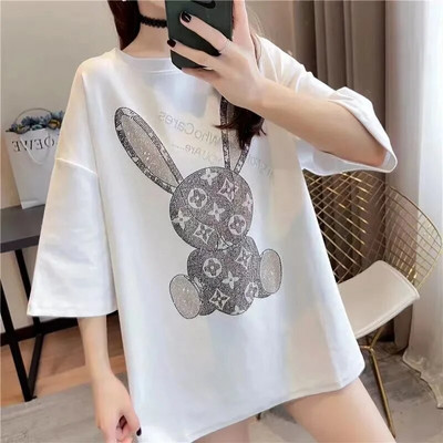 Nagy méretű női ruházat bő elasztikus kényelmes póló női nyári nagy, nagy, nagyobb méretű kényelmi felsők Alkalmi nagyméretű női rövidnadrágok