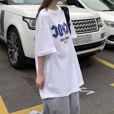 Nagy méretű női ruházat bő elasztikus kényelmes póló női nyári nagy, nagy, nagyobb méretű kényelmi felsők Alkalmi nagyméretű női rövidnadrágok