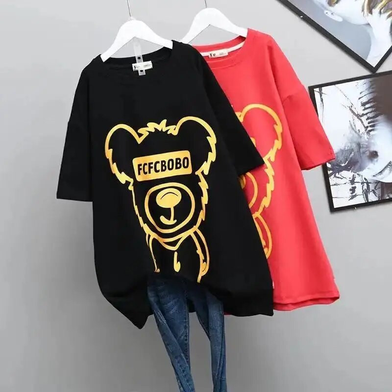 Nagy méretű női ruházat bő elasztikus kényelmes póló női nyári nagy, nagy, nagyobb méretű kényelmi felsők Alkalmi nagyméretű női rövidnadrágok