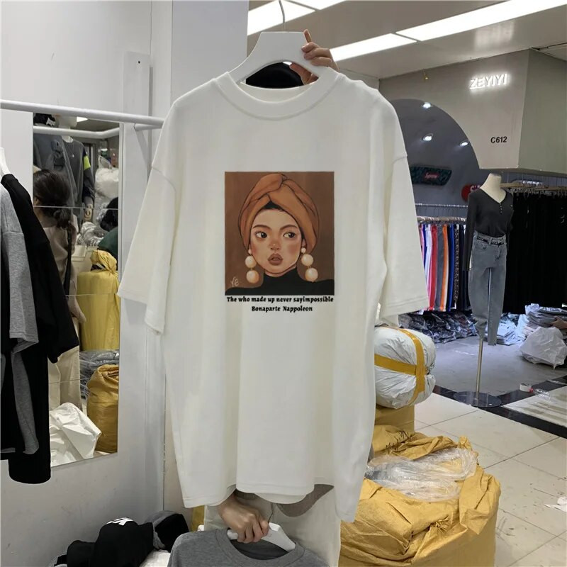 Ženske majice velikih veličina Majice modnih marki Pamučne ženske majice kratkih rukava Majice Odjeća Besplatna dostava