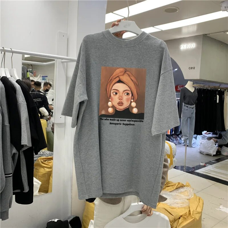 Ženske majice velikih veličina Majice modnih marki Pamučne ženske majice kratkih rukava Majice Odjeća Besplatna dostava