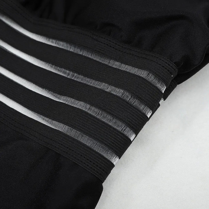 Moteriški moteriški didelio dydžio maudymosi kostiumėliai Monokini maudymosi kostiumėlis paplūdimio dirželis su kryžminiu kėbulu be nugaros, vientisos spalvos tuščiavidurio tinklinio audinio vasarinis kostiumas