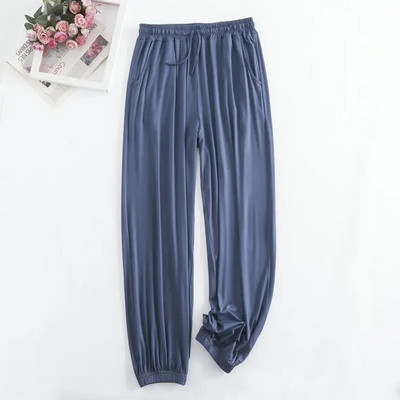 Modalne pidžame za žene s tankim dekolteom i osjećajem draži Ljetne cool tajice Ženske ležerne tanke kućne hlače