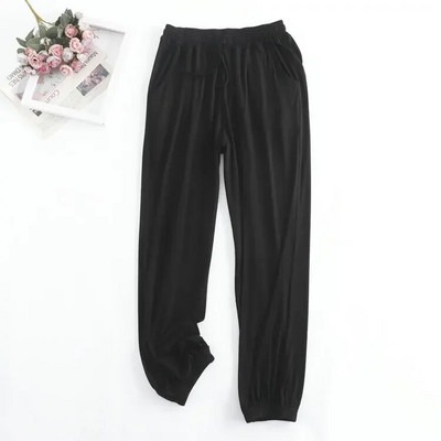 Modalne pidžame za žene s tankim dekolteom i osjećajem draži Ljetne cool tajice Ženske ležerne tanke kućne hlače