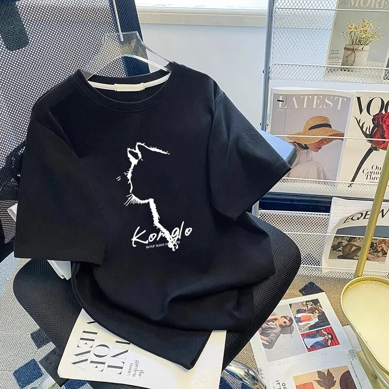 Tricouri pentru femei Tricouri din bumbac de mărime mare Tricouri pentru femei de marcă de modă Tricouri cu mâneci scurte Tricou Îmbrăcăminte Transport gratuit