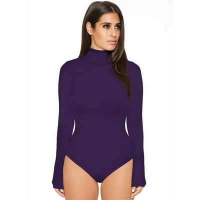 OKAYOASIS Body Sexy Femei 2017 Elastic Slim Woman Body Maneca Lunga Top Toamna Iarna Elegant Bodycon Salopeta dintr-o bucata