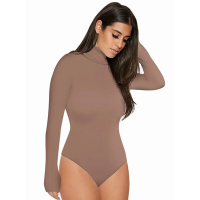 OKAYOASIS Body Sexy Femei 2017 Elastic Slim Woman Body Maneca Lunga Top Toamna Iarna Elegant Bodycon Salopeta dintr-o bucata