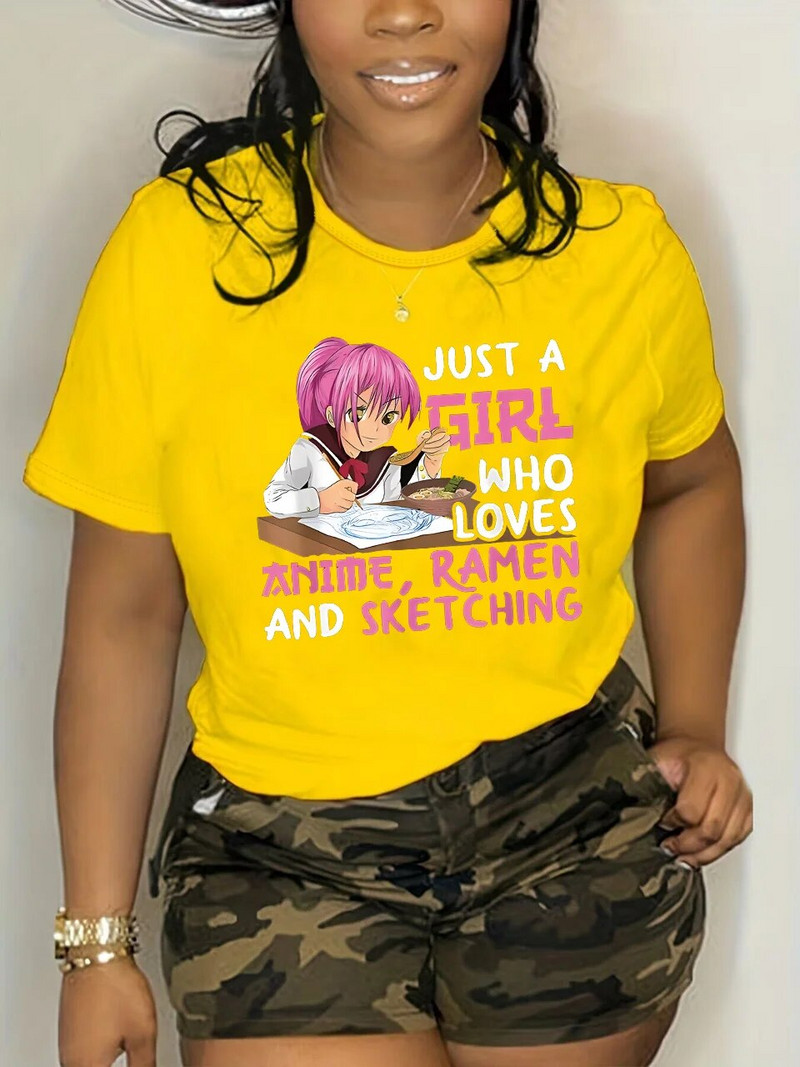 2024. aasta suvi kaelusega lühikeste varrukatega naiste T-särk vabaaja trükisega graafiline T-särk suures suuruses riided Fernando Alonso Harajuku