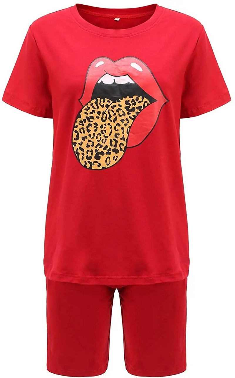 Γυναικεία 2 τεμάχια αθλητική φόρμα αθλητικής φόρμας με παγιέτες και στάμπα πεταλούδας Τοπ και κοντό παντελόνι με σετ φούτερ τσέπης Γυναικεία σύνολα