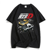 Tricou DT inițial japonez Anime grafic amuzant Harajuku Manga tricou la modă ocazional tricou cu mânecă scurtă Plus Size Femei