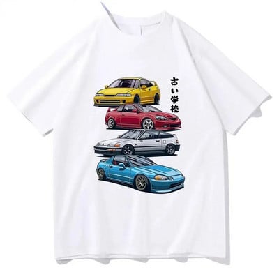 Tricou DT inițial japonez Anime grafic amuzant Harajuku Manga tricou la modă ocazional tricou cu mânecă scurtă Plus Size Femei