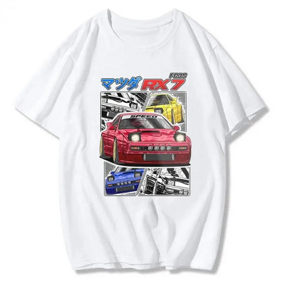Tricou DT inițial japonez Anime grafic amuzant Harajuku Manga tricou la modă ocazional tricou cu mânecă scurtă Plus Size Femei