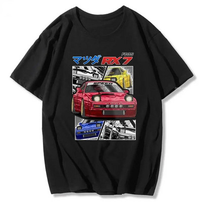 Tricou DT inițial japonez Anime grafic amuzant Harajuku Manga tricou la modă ocazional tricou cu mânecă scurtă Plus Size Femei